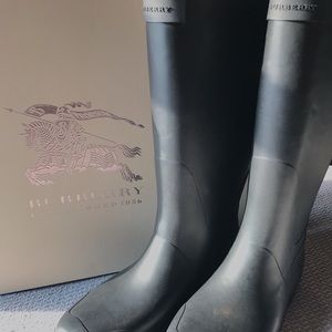 burberry men's rain boots